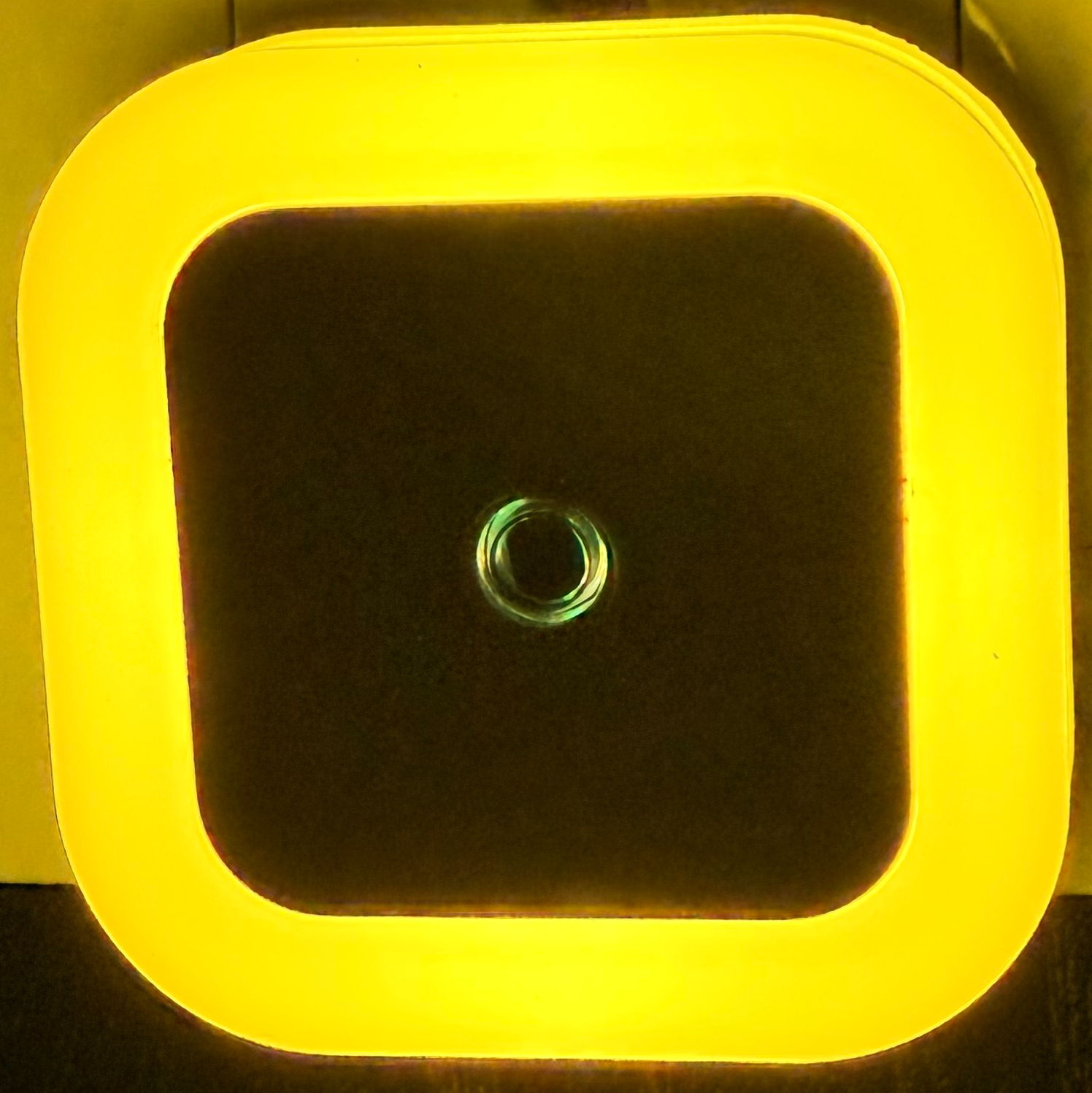 Yellow Square LED Night Lamp