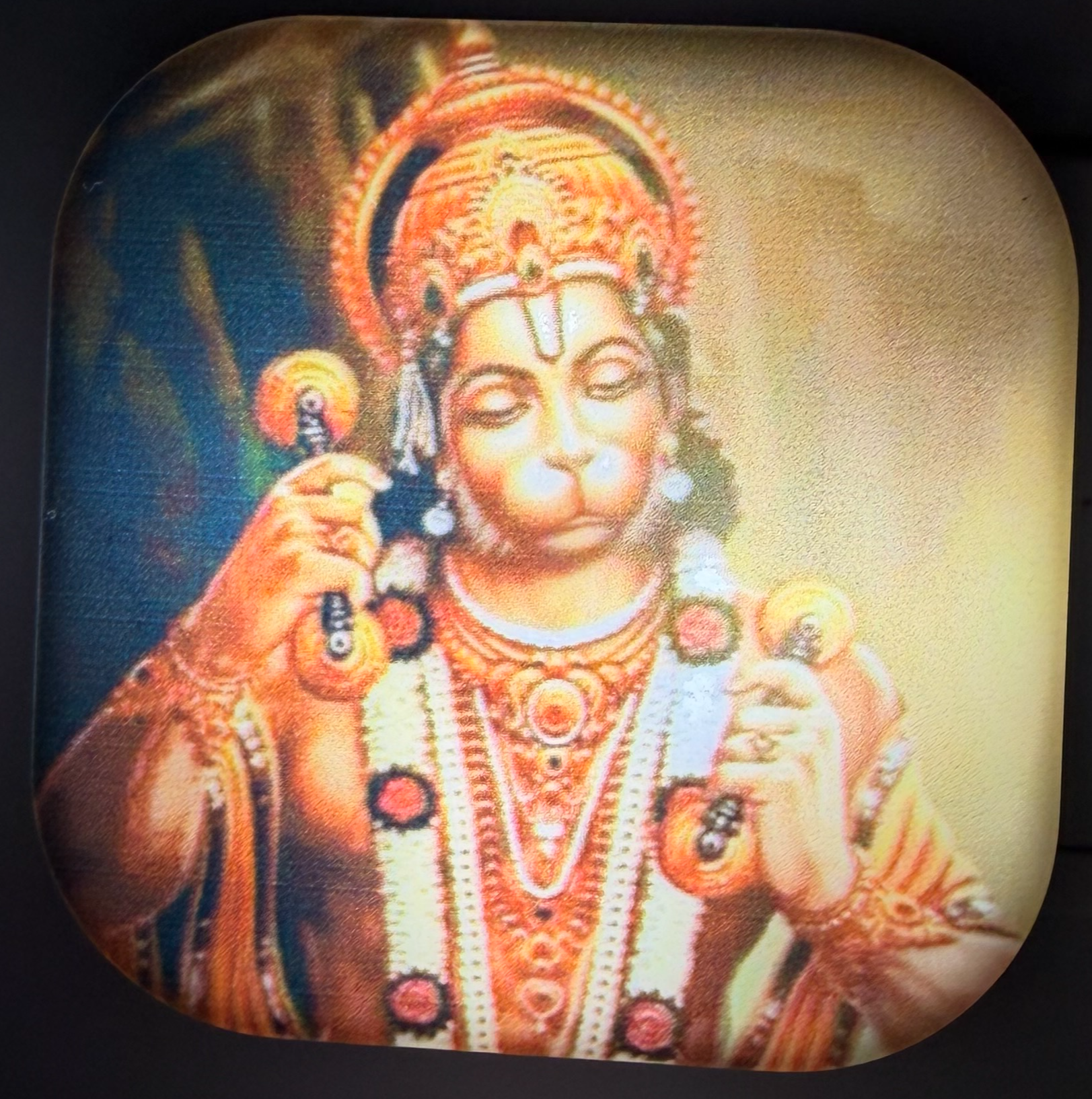 Hanuman Devotional LED Night Lamp