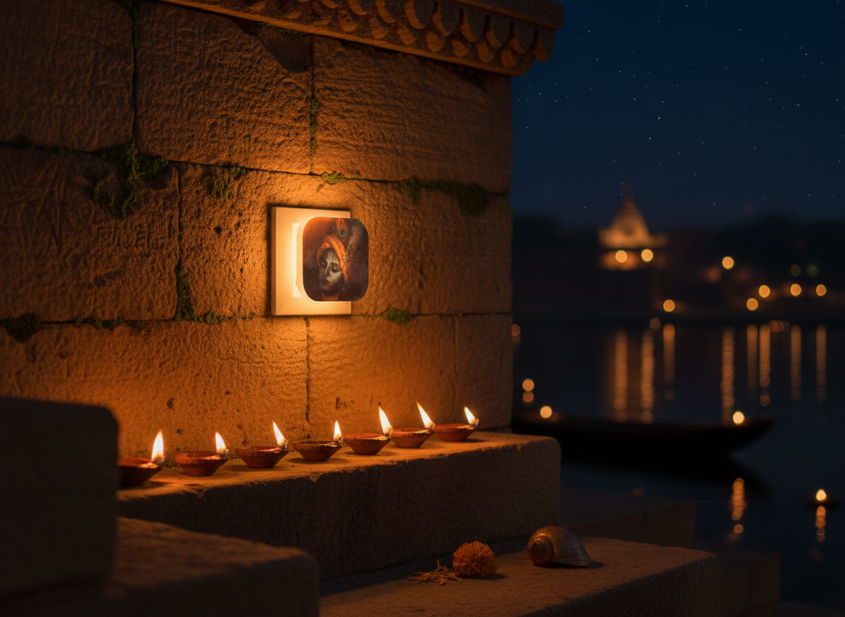 Krishna Ji LED Night Lamp