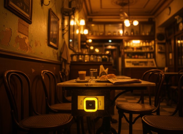 Yellow Square LED Night Lamp