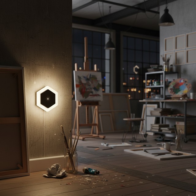Hexagon LED Night Lamp