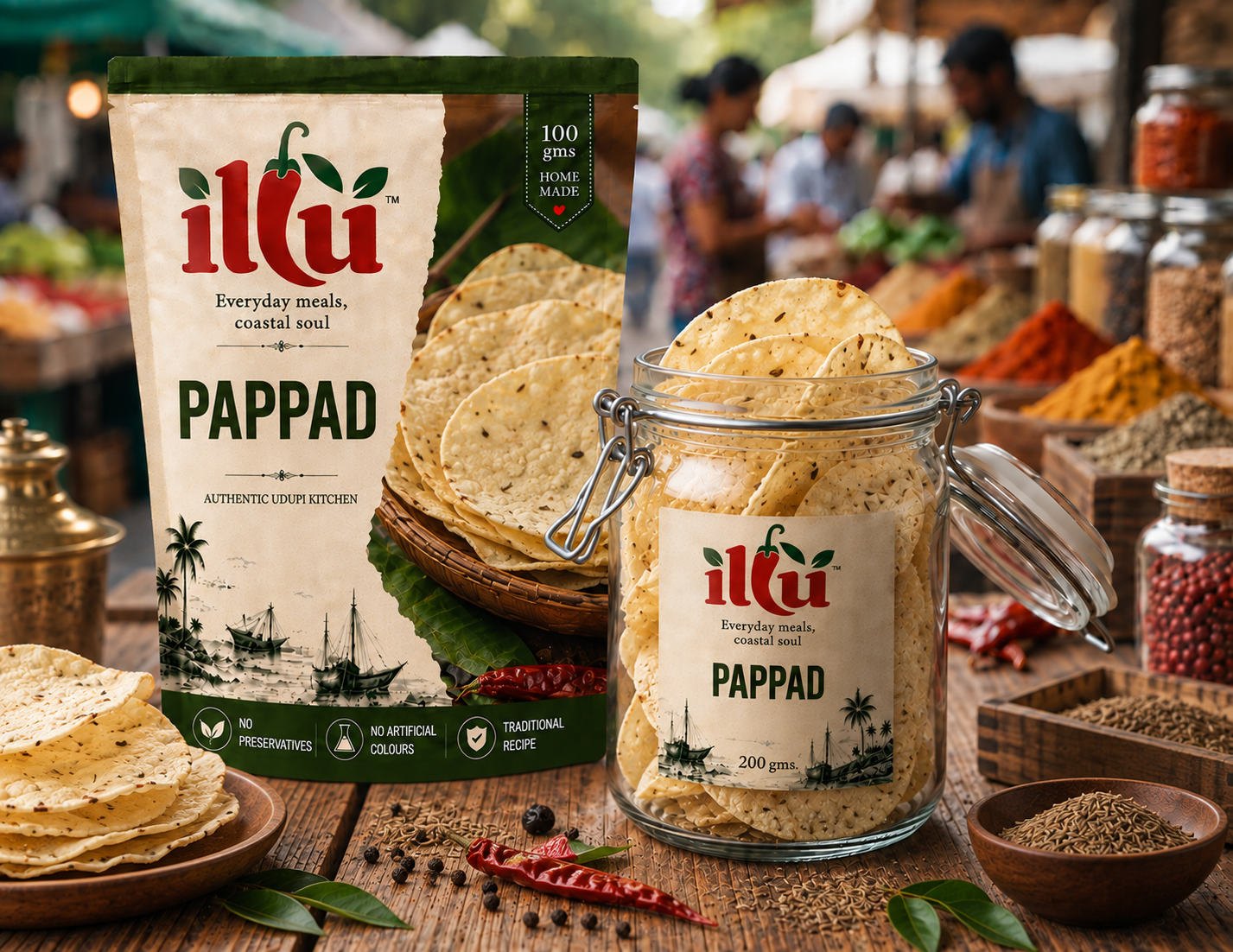 Rice Pappad